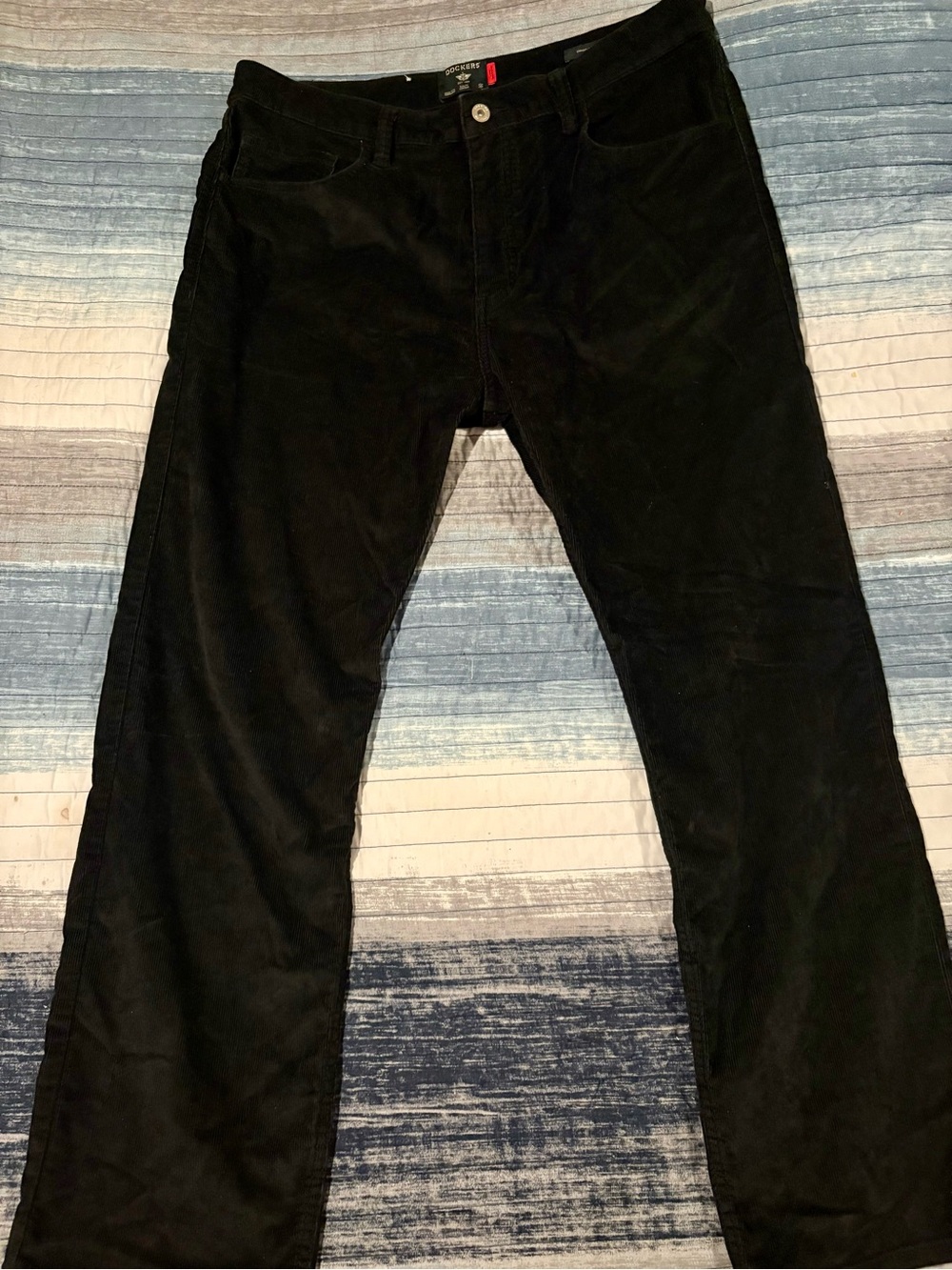 Dockers Men's Black Corduroy Pants